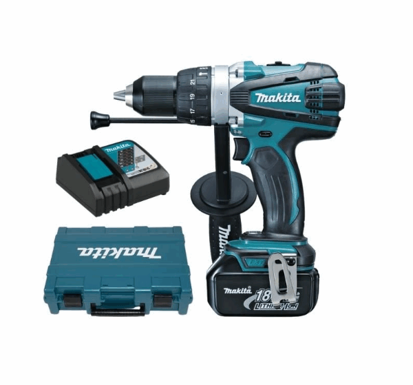 MAKITA CORDLESS DRILL 18V DHP458ZK