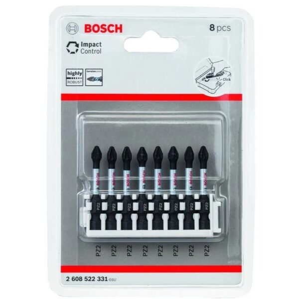 BOSCH POZI BIT PH2 SET 8PCE