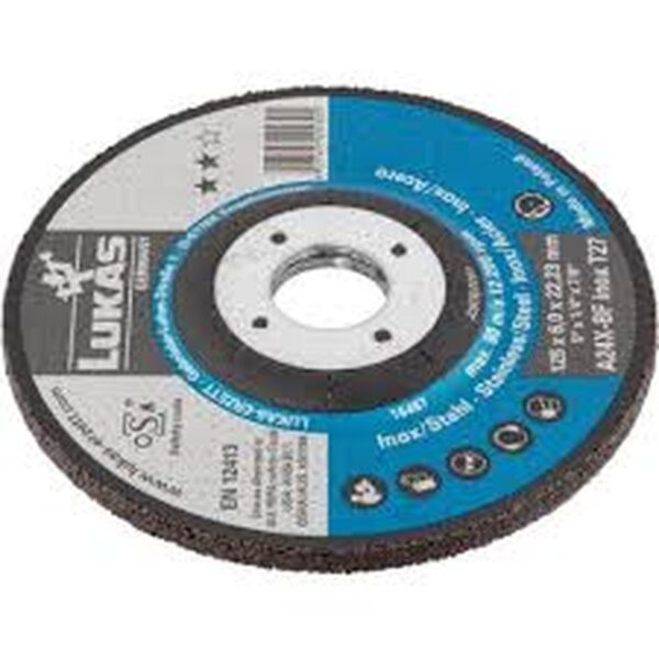 STEEL GRINDING DISC 115MM LUKAS