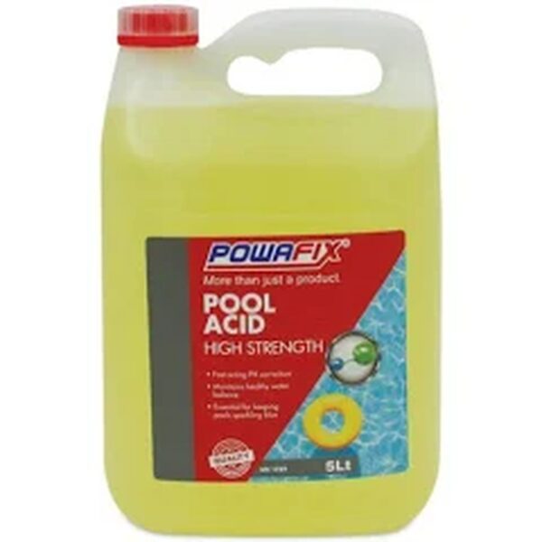 POWAFIX POOL ACID 5 LITRE