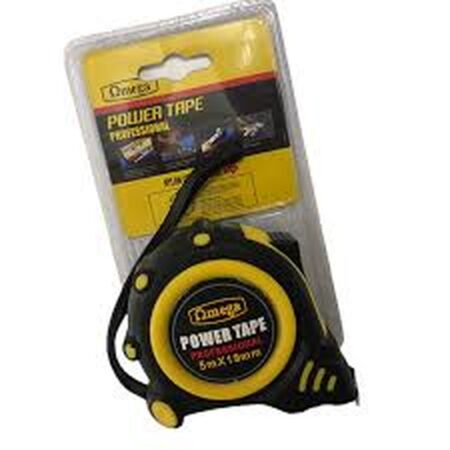 OMEGA TAPE MEASURE 5M MAGNETIC R/CASE