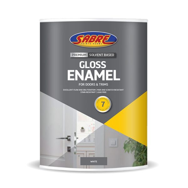 SABRE ENAMEL GLOSS WHITE 5LTR