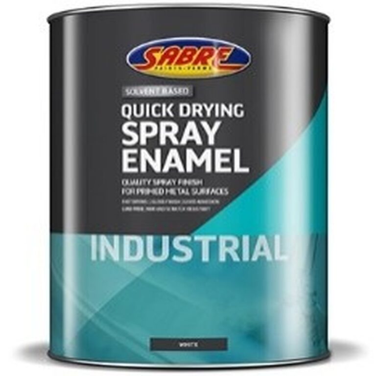 SABRE ENAMEL QUICK DRY BLACK 1LTR - Lawson Builders Merchant
