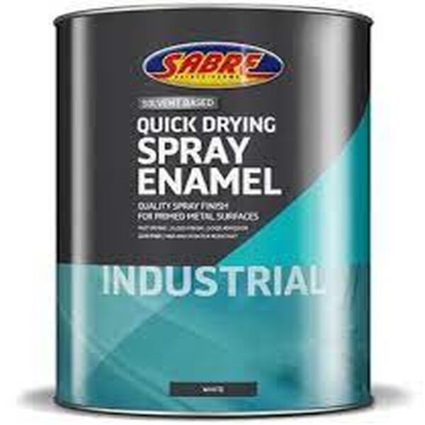 SABRE ENAMEL QUICK DRY WHITE 1LTR