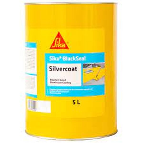 SIKA BLACKSEAL SILVAKOTE 5LTR