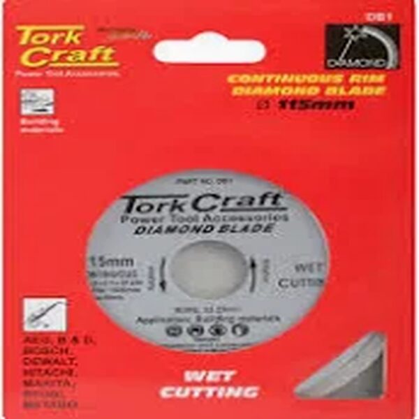 TORK CRAFT DIAMOND BLADE 115MM SEG.